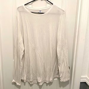 Long sleeve white Old Navy shirt size XL Tall